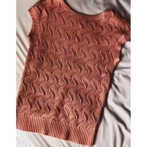 Ann Taylor Loft Salmon Pink Sweater.